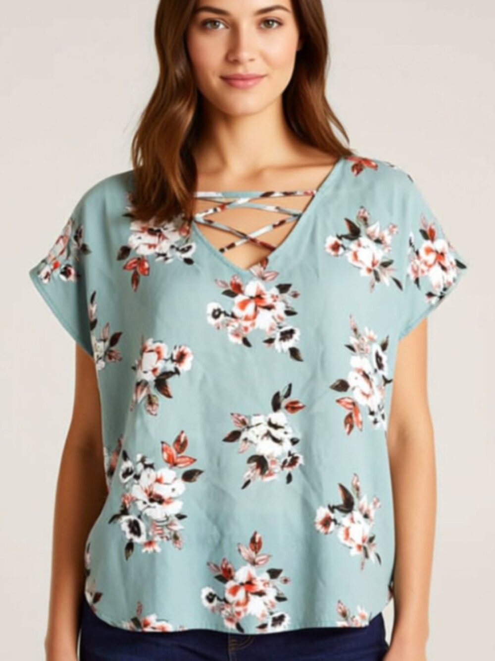 Sweet Rain women's shirt, size Med. (J15)